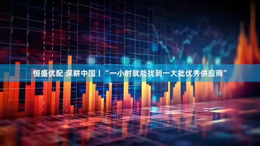 恒盛优配 深耕中国丨“一小时就能找到一大批优秀供应商”